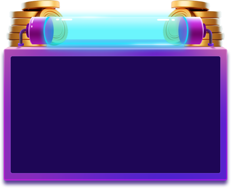 Leaderboard frame for slots challenge rankings.